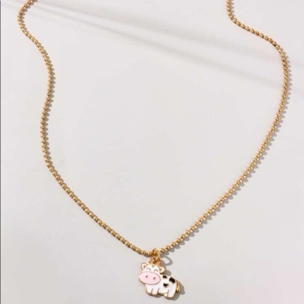 3/$30 💛 Cow Charm Necklace